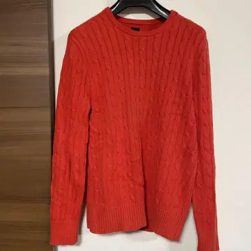 Gap 레드 케이블 니트 스웨터 M