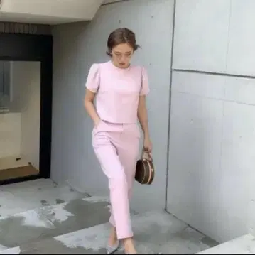 벌스데이 바쉬 퍼프 슬리브 셋업
