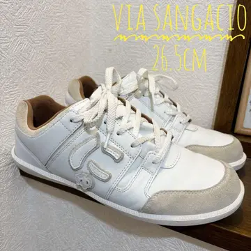 새상품급 상가초 스니커즈 뉴 뱅크시 콜라보 천연 가죽 26.5cm