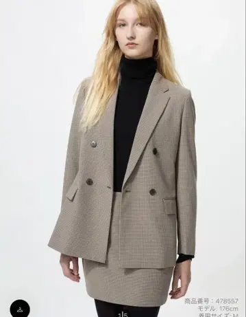 UNIQLO 더블 자켓 유니클로 자켓