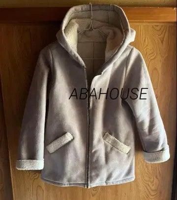 [새상품급] ABAHOUSE 에코 무스탕 코트