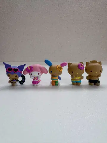 산리오 캐릭터즈 모두 함께 바캉스 피규어 컴플리트 세트