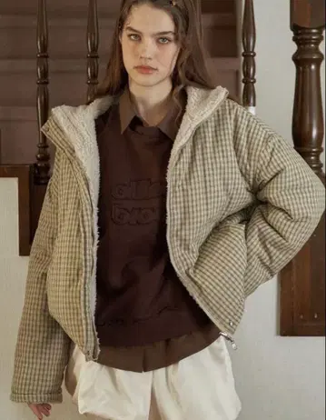 ALLISONBROWN 보아 자켓