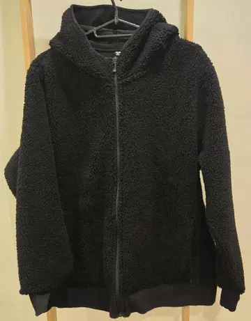 유니클로 3XL 큰 사이즈 블랙 플리스 자켓 UNIQLO