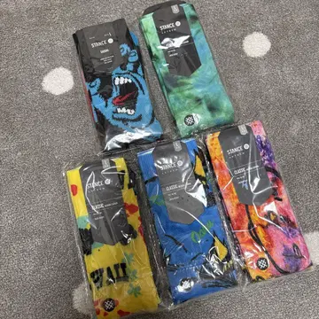 STANCE 그래픽 삭스 5켤레 세트