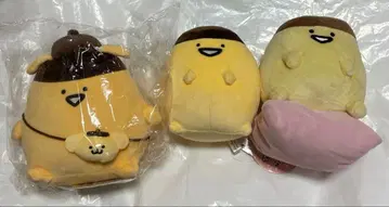 오분구토잇쇼 폼폼푸딩 푸딩 씨 봉제 인형 3종 세트