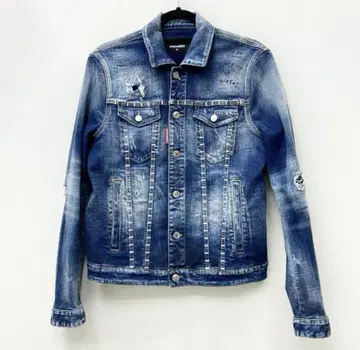 정가 14.4만 23SS 신상 새상품급 스테이플 스터드 데님 자켓 44