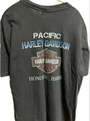 Harley-Davidson 하와이 블랙 T셔츠 L 사이즈