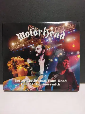 CD 2장 라이브 모터헤드 BETTER MOTORHEAD THAN