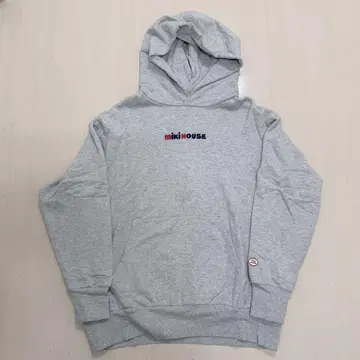 mikiHOUSE 그레이 후드티 후드 부착