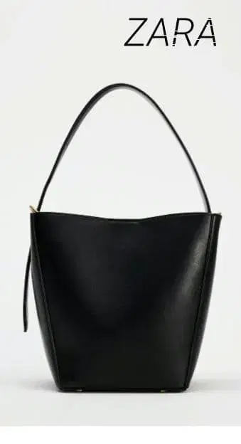 [ ZARA ] 버킷백 블랙
