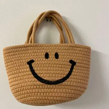 SMILEY FACE 백 베이지.