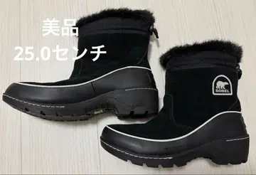 새상품급 SOREL 블랙 방수 부츠 25cm