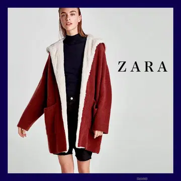 자라 후드 부착 니트 가디건 / 후드 부착 니트 코디건 [ 새상품 ]