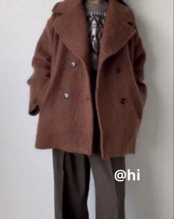 CLOCHE 레드 울 코트 FREE 사이즈