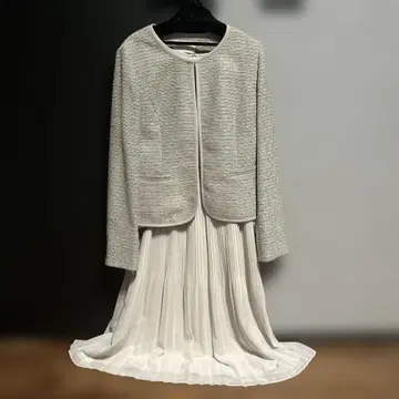 자켓 포함 원피스 수트