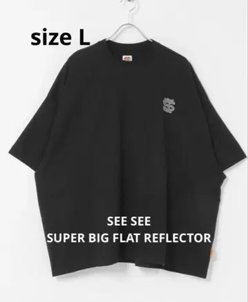 SEESEE SUPER BIG FLAT REFLECTOR 블랙 L