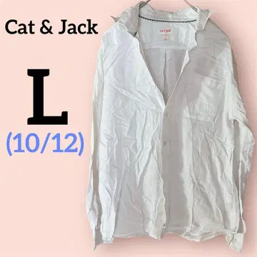 레어 Cat & Jack [ L ] 캣앤잭 화이트 긴팔 셔츠