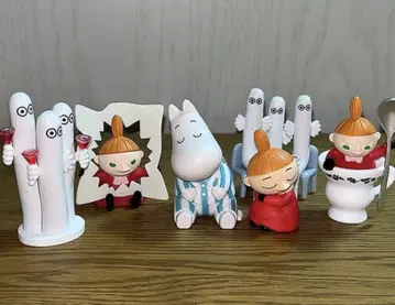 어깨 쿵 무민 리틀미이 니요로니요로 피규어 6개