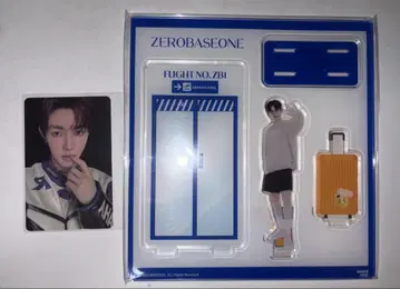 ZEROBASEONE 장하오 아크릴 스탠드 트레이딩 카드 세트