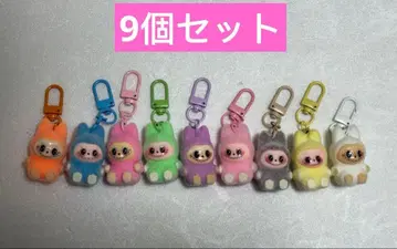 LABUBU 라브브 키링 9개 세트
