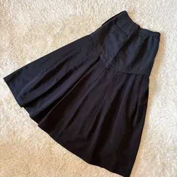라 비 드 르와리 롱 스커트 블랙 S