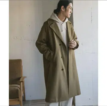 URBAN RESEARCH DOORS 오버 발마칸 코트 카키