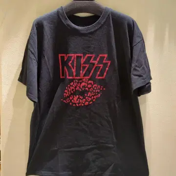 KISS 레오파드립 T셔츠 L사이즈