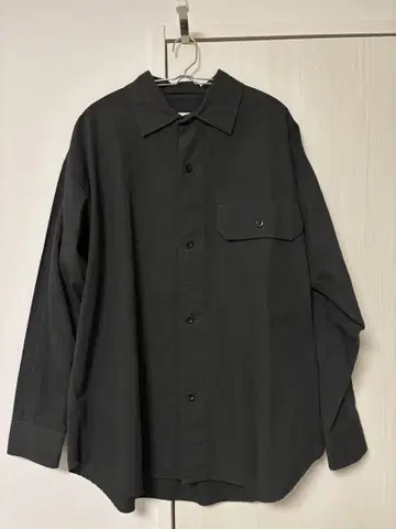 MHL. MARGARET HOWEL 다크 그레이 와시콘 셔츠 M 사이즈