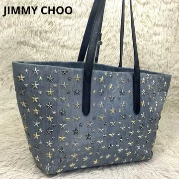 JIMMY CHOO 지미추 토트백 피머리코 스터드 데님