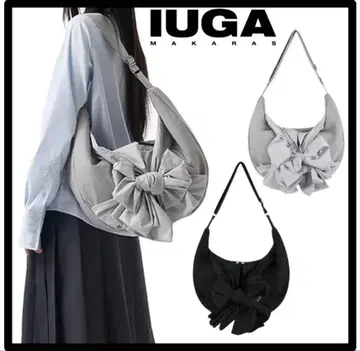 IUGAMAKARAS Knotted Shoulder Bag(Black)