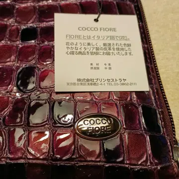 COCCO FIORE 크로커다일 패턴 숄더백