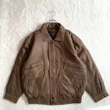 LORD ANTHONY 램 가죽 양가죽 자켓 브라운 L 사이즈