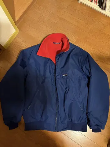 patagonia 80년대 남성용 L 사이즈 쉘드 신틸라 네이비