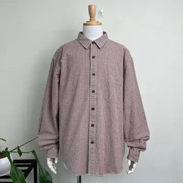 90s 00s Eddie Bauer 체크 셔츠 빈티지 구제 의류