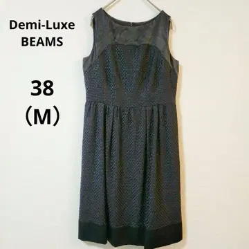 DemiLuxe 데미룩스 빔즈 네이비 슬리브리스 무릎 기장 원피스 38