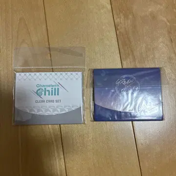 카멜레온 칠 & 그린 버블 클리어 카드 세트
