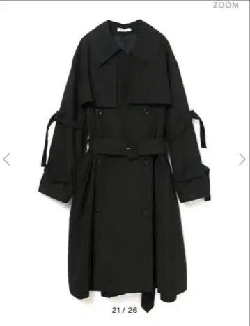 melt the lady heavy trench coat