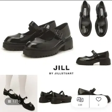 JILLSTUART MILLIE BLACK STRAP LOAFERS