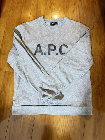 A.P.C. 그레이 로고 트레이닝복