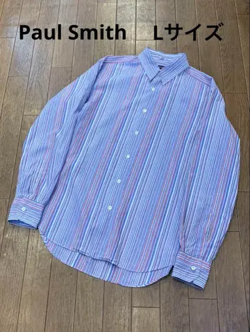 Paul Smith 폴스미스 일본제 스트라이프 긴팔 셔츠 L 사이즈