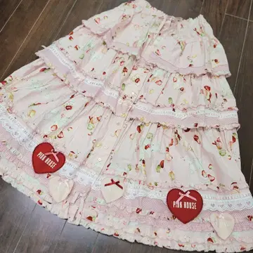 PINK HOUSE 새상품 스위츠 토끼 와펜 스커트