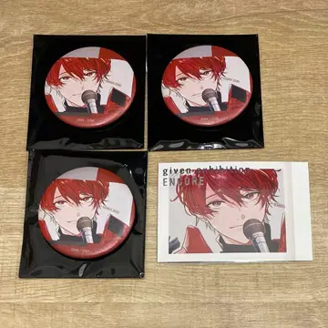 기븐 기븐전 ENCORE 키즈나츠키 캔뱃지 특전 마후유 세트