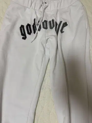 god savage 화이트 스웨트 팬츠 M