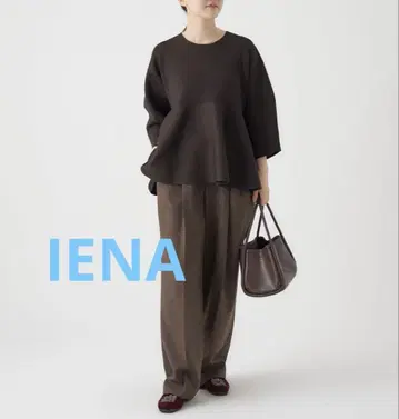 IENA/이에나/스무스 페플럼 풀오버/2025AW
