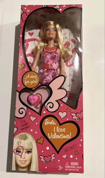 발렌타인 바비 2012년 괌 구매 미개봉 새상품 바비 인형