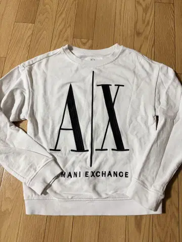 Armani Exchange 화이트 맨투맨