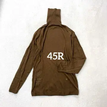 45R 터틀넥 코튼 홀 초거즈