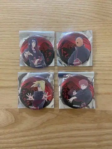 NARUTO 후지큐 아카츠키 모듬 캔뱃지 컴플리트