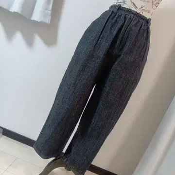 애플하우스 데님 팬츠 블랙